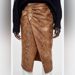 Zara snake skirt